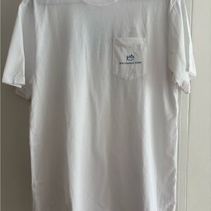 NWT Southern Tide SS palm printed tee
